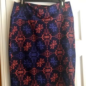 LuLaRoe Cassie Skirt, Size L